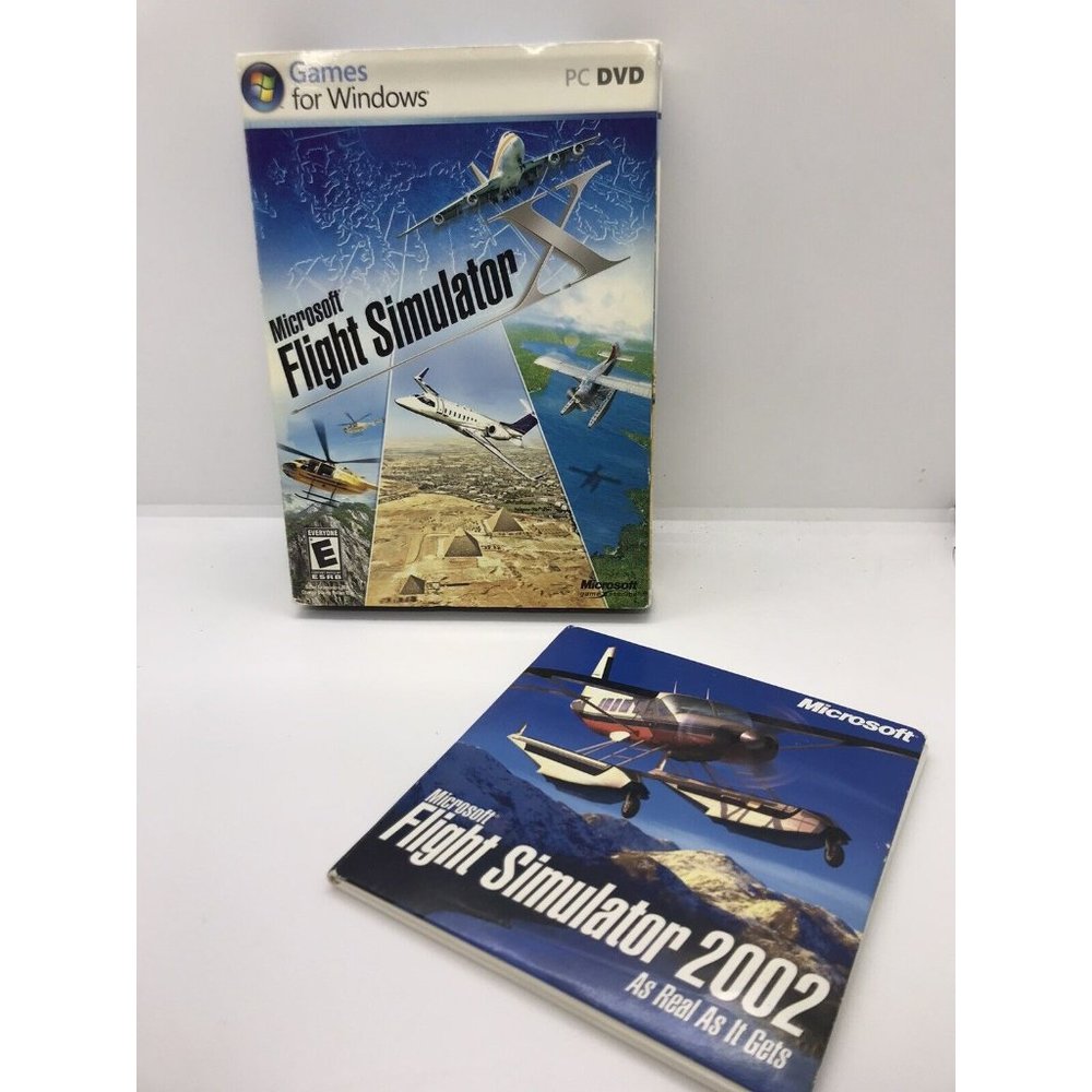 PC Game Lot Flight Simulator X And 2002